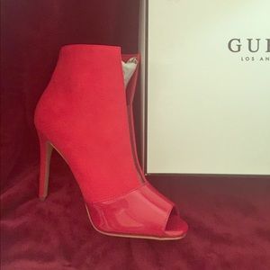 Brand New Guess RED Booties